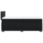 vidaXL Boxspringbett mit Matratze Schwarz Samt vidaXL Boxspringbett mit Matratze Schwarz Samt