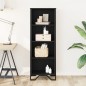 vidaXL Bücherregal Schwarz 50x31x137,5 cm Holzwerkstoff vidaXL Bücherregal Schwarz 50x31x137,5 cm Holzwerkstoff