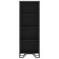 vidaXL Bücherregal Schwarz 50x31x137,5 cm Holzwerkstoff vidaXL Bücherregal Schwarz 50x31x137,5 cm Holzwerkstoff
