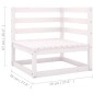 vidaXL 4-Sitzer-Gartensofa mit Kissen Kiefer Massivholz vidaXL 4-Sitzer-Gartensofa mit Kissen Kiefer Massivholz