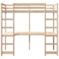 vidaXL Hochbett ohne Matratze 80x200 cm Massivholz Kiefer vidaXL Hochbett ohne Matratze 80x200 cm Massivholz Kiefer