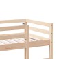 vidaXL Hochbett ohne Matratze 80x200 cm Massivholz Kiefer vidaXL Hochbett ohne Matratze 80x200 cm Massivholz Kiefer