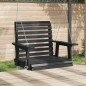 vidaXL Garten-Hängestuhl mit Metallketten Schwarz Massivholz Tanne vidaXL Garten-Hängestuhl mit Metallketten Schwarz Massivholz Tanne