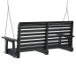 vidaXL Hollywoodschaukel mit Metallketten Schwarz Massivholz Tanne vidaXL Hollywoodschaukel mit Metallketten Schwarz Massivholz Tanne