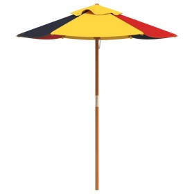 vidaXL Sonnenschirm für Kinder mit Holzmast Ø120x140 cm
