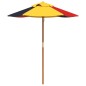 vidaXL Sonnenschirm für Kinder mit Holzmast Ø120x140 cm vidaXL Sonnenschirm für Kinder mit Holzmast Ø120x140 cm