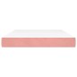 vidaXL Taschenfederkernmatratze Rosa 140x210x20 cm Samt vidaXL Taschenfederkernmatratze Rosa 140x210x20 cm Samt