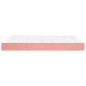 vidaXL Taschenfederkernmatratze Rosa 140x210x20 cm Samt vidaXL Taschenfederkernmatratze Rosa 140x210x20 cm Samt
