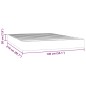 vidaXL Taschenfederkernmatratze Rosa 140x210x20 cm Samt vidaXL Taschenfederkernmatratze Rosa 140x210x20 cm Samt
