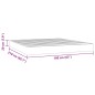 vidaXL Taschenfederkernmatratze Rosa 160x210x20 cm Samt vidaXL Taschenfederkernmatratze Rosa 160x210x20 cm Samt