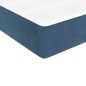 vidaXL Taschenfederkernmatratze Dunkelblau 80x220x20 cm Samt vidaXL Taschenfederkernmatratze Dunkelblau 80x220x20 cm Samt