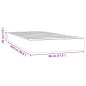 vidaXL Taschenfederkernmatratze Dunkelblau 80x220x20 cm Samt vidaXL Taschenfederkernmatratze Dunkelblau 80x220x20 cm Samt