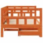 vidaXL Tagesbett mit Schubladen Wachsbraun 90x190 cm Massivholz Kiefer vidaXL Tagesbett mit Schubladen Wachsbraun 90x190 cm Massivholz Kiefer