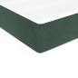 vidaXL Taschenfederkernmatratze Dunkelgrün 90x220x20 cm Samt vidaXL Taschenfederkernmatratze Dunkelgrün 90x220x20 cm Samt