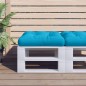 vidaXL Palettenkissen Hellblau 58x58x10 cm Stoff vidaXL Palettenkissen Hellblau 58x58x10 cm Stoff