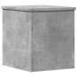 vidaXL Truhe Betongrau 30x35x35 cm Holzwerkstoff vidaXL Truhe Betongrau 30x35x35 cm Holzwerkstoff