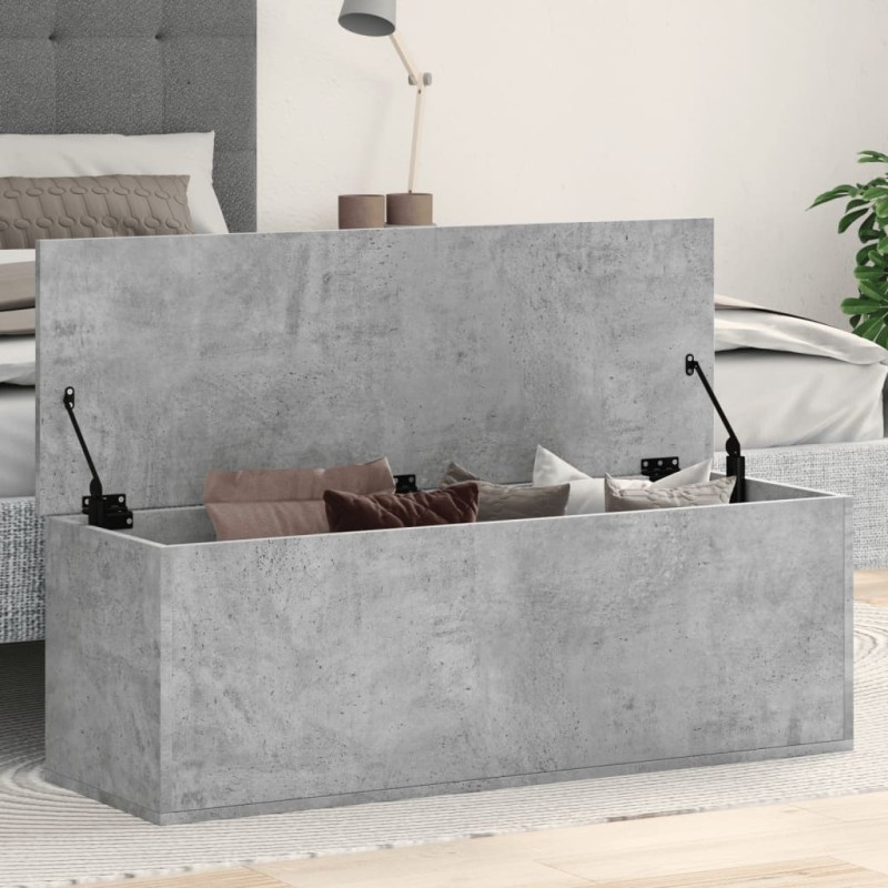vidaXL Truhe Betongrau 102x35x35 cm Holzwerkstoff vidaXL Truhe Betongrau 102x35x35 cm Holzwerkstoff