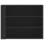 vidaXL Wandregal Schwarz 75x35x60 cm Holzwerkstoff vidaXL Wandregal Schwarz 75x35x60 cm Holzwerkstoff