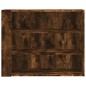 vidaXL Wandregal Räuchereiche 75x35x60 cm Holzwerkstoff vidaXL Wandregal Räuchereiche 75x35x60 cm Holzwerkstoff