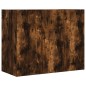vidaXL Wandregal Räuchereiche 75x35x60 cm Holzwerkstoff vidaXL Wandregal Räuchereiche 75x35x60 cm Holzwerkstoff