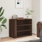 vidaXL Wandregal Braun Eichen-Optik 75x35x60 cm Holzwerkstoff vidaXL Wandregal Braun Eichen-Optik 75x35x60 cm Holzwerkstoff