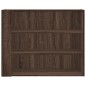 vidaXL Wandregal Braun Eichen-Optik 75x35x60 cm Holzwerkstoff vidaXL Wandregal Braun Eichen-Optik 75x35x60 cm Holzwerkstoff