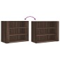 vidaXL Wandregal Braun Eichen-Optik 75x35x60 cm Holzwerkstoff vidaXL Wandregal Braun Eichen-Optik 75x35x60 cm Holzwerkstoff