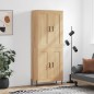 Highboard Sonoma-Eiche 69,5x34x180 cm Holzwerkstoff Highboard Sonoma-Eiche 69,5x34x180 cm Holzwerkstoff