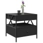 vidaXL Couchtisch mit Infinity-LED Schwarz 50x50x51 cm vidaXL Couchtisch mit Infinity-LED Schwarz 50x50x51 cm