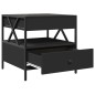 vidaXL Couchtisch mit Infinity-LED Schwarz 50x50x51 cm vidaXL Couchtisch mit Infinity-LED Schwarz 50x50x51 cm