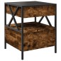 vidaXL Couchtisch mit Infinity-LED Räuchereiche 40x40x51 cm vidaXL Couchtisch mit Infinity-LED Räuchereiche 40x40x51 cm
