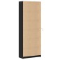 vidaXL Highboard mit LED-Beleuchtung Schwarz 74x32,5x200 cm vidaXL Highboard mit LED-Beleuchtung Schwarz 74x32,5x200 cm