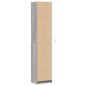 vidaXL Highboard mit LED-Beleuchtung Grau Sonoma 41,5x32,5x200 cm vidaXL Highboard mit LED-Beleuchtung Grau Sonoma 41,5x32,5x200 cm