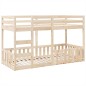 vidaXL Etagenbett 90x200 cm Massivholz Kiefer vidaXL Etagenbett 90x200 cm Massivholz Kiefer