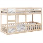 vidaXL Etagenbett 90x200 cm Massivholz Kiefer vidaXL Etagenbett 90x200 cm Massivholz Kiefer