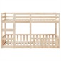 vidaXL Etagenbett 90x200 cm Massivholz Kiefer vidaXL Etagenbett 90x200 cm Massivholz Kiefer