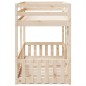 vidaXL Etagenbett 90x200 cm Massivholz Kiefer vidaXL Etagenbett 90x200 cm Massivholz Kiefer