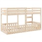 vidaXL Etagenbett 90x200 cm Massivholz Kiefer vidaXL Etagenbett 90x200 cm Massivholz Kiefer