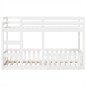 vidaXL Etagenbett Weiß 75x190 cm Massivholz Kiefer vidaXL Etagenbett Weiß 75x190 cm Massivholz Kiefer