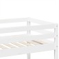 vidaXL Etagenbett Weiß 75x190 cm Massivholz Kiefer vidaXL Etagenbett Weiß 75x190 cm Massivholz Kiefer