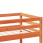 vidaXL Etagenbett Wachsbraun 90x190 cm Massivholz Kiefer vidaXL Etagenbett Wachsbraun 90x190 cm Massivholz Kiefer