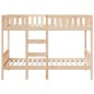 vidaXL Etagenbett 90x190 cm Massivholz Kiefer