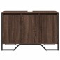 vidaXL Waschbeckenunterschrank Braun Eichen-Optik 91x35x60 cm vidaXL Waschbeckenunterschrank Braun Eichen-Optik 91x35x60 cm
