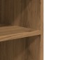 vidaXL Beistelltisch mit Rollen Artisan-Eiche 55x60x78cm Holzwerkstoff vidaXL Beistelltisch mit Rollen Artisan-Eiche 55x60x78cm Holzwerkstoff