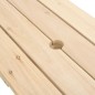 vidaXL Picknicktisch für 4 Kinder mit Sonnenschirm Massivholz Tanne vidaXL Picknicktisch für 4 Kinder mit Sonnenschirm Massivholz Tanne