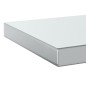 vidaXL Wandregale 2 Stk. 50x23,5x3 cm Silbern Edelstahl vidaXL Wandregale 2 Stk. 50x23,5x3 cm Silbern Edelstahl