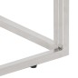 vidaXL Konsolentisch Silbern Edelstahl und Hartglas vidaXL Konsolentisch Silbern Edelstahl und Hartglas