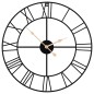 vidaXL Wanduhr Schwarz Ø50 cm Eisen vidaXL Wanduhr Schwarz Ø50 cm Eisen
