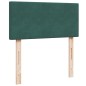vidaXL Boxspringbett mit Matratze Dunkelgrün 90x190 cm Samt vidaXL Boxspringbett mit Matratze Dunkelgrün 90x190 cm Samt