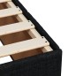 vidaXL Boxspringbett mit Matratze Schwarz 140x190 cm Stoff vidaXL Boxspringbett mit Matratze Schwarz 140x190 cm Stoff